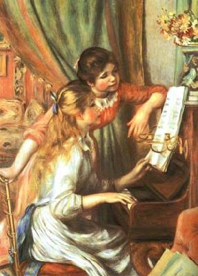 Pierre-Auguste Renoir Two Girls at the Piano